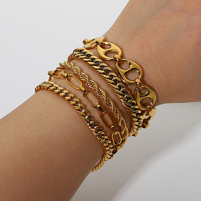 Gold Flat Snake Chain Bracelet - Lustrous Gold Jewellery
