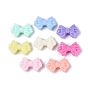 Непрозрачные пластиковые бусины, бантом