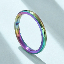304 Stainless Steel Plain Band Rings