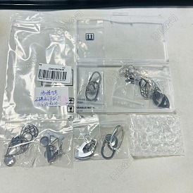DIY Blank 201 Stainless Steel Geometry Dangle Earring Making Kit