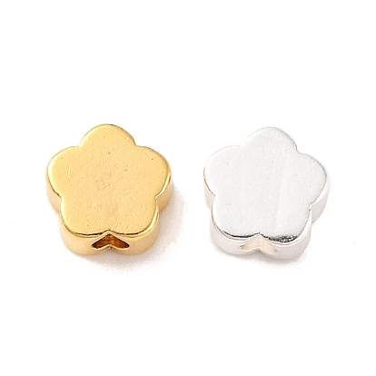 Латунные бусины, без свинца и без кадмия, цветок