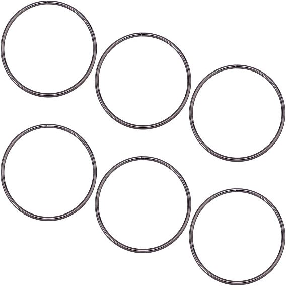 Круглые / круглые кольцевые железные ручки для сумок, аксессуары для замены ремня для сумки, для кошелька своими руками, сумочка ремесла