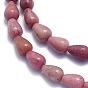 Natural Rhodonite Beads Strands, Drop