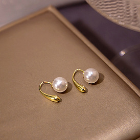 Minimalist Pearl Ear Cuffs - Vintage Luxe Earrings for Women