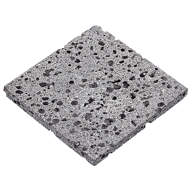 Квадратные натуральные пористые мраморные украшения, для оформления фотореквизита
