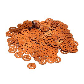Plastic Table Scatter Confetti, for Halloween Party Decorations, Pumpkin