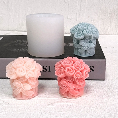 DIY Food Grade Silicone Candle Molds, For Candle Making, Flower