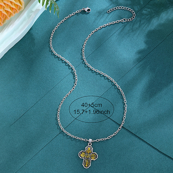 Ожерелья из сплава с подвесками в виде пасхального креста