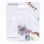 304 Stainless Steel Stud Earring Findings, 12x6mm, Pin: 0.7mm