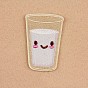 Computerized Embroidery Cloth Iron on/Sew On Patches, Costume Accessories, Appliques, Milk