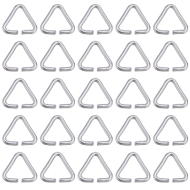 201 треугольное соединительное кольцо из нержавеющей стали, застежка-молния, соединитель быстрой ссылки, подходит для просверленных бусин, тесьма, обвязочные мешки