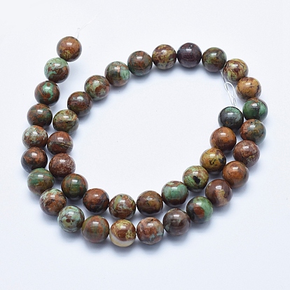 Natural Quartzose Jade Beads Strands, Round