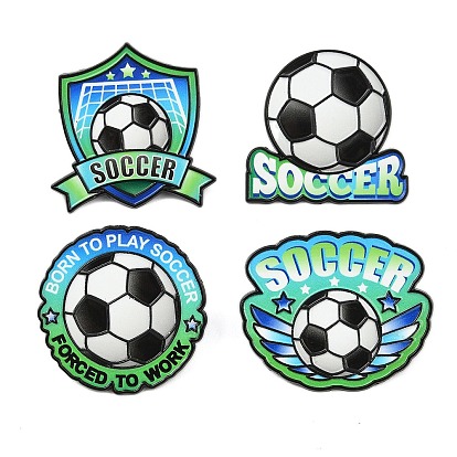 Эмалевые булавки, Литые значки на лацкан рюкзака. Футбольная тема.