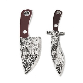 Эмали сплава большие кулоны, нож очарование