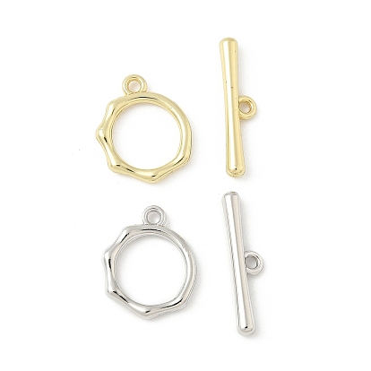 Застежка тоггл из сплава, без кадмия и без свинца, стойки покрытие, кольцо