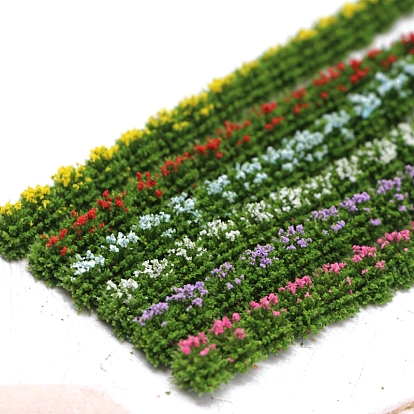 Пластиковый кустарник цветок куст растение мини модель, аксессуары для кукольного домика с микро-ландшафтом, притворяясь опорными украшениями