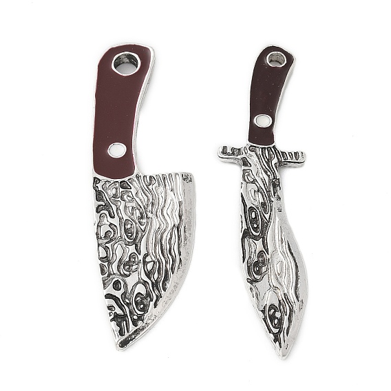 Эмали сплава большие кулоны, нож очарование