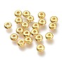 Spacer бисер латунные, долговечный, , плоско-круглые