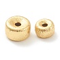 Brass Beads, Long-Lasting Plated, Flat Round