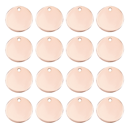 Вакуумное покрытие pvd 304 подвески из нержавеющей стали, Кулон с тиснением, плоско-круглые