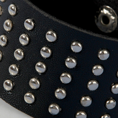Fashionable Punk Leather Bracelet with Rivets - Sexy and Personalized Hand Jewelry for Women.