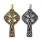 304 нержавеющей стальной эмали подвески, крест с узлом Троицы, вакуумное покрытие pvd