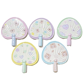 Plastic Cabochons, Fan