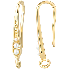 10 пары стоек с покрытием из латуни крючки для сережек, с акрилом и вертикальной петлей, без кадмия, без свинца и без никеля