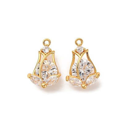 Латунные микро проложить кубического циркония подвески, , долговечный, без никеля 
