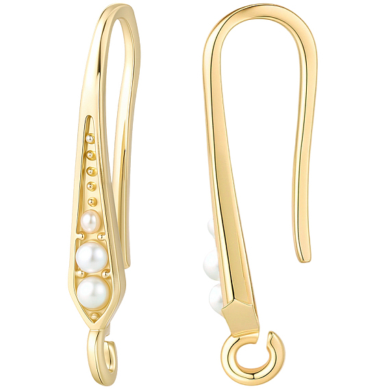 10 пары стоек с покрытием из латуни крючки для сережек, с акрилом и вертикальной петлей, без кадмия, без свинца и без никеля