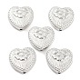 CCB Plastic Beads, Heart, Flower