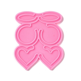 DIY Silicone Pendant Molds, Resin Casting Molds, Clay Craft Mold Tools, Heart