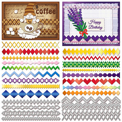 Углеродистая сталь разрезает трафареты, Шаблон для изготовления бумажных карточек с декоративным тиснением для скрапбукинга своими руками, художественный промысел