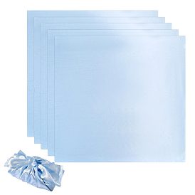 Tissu furoshiki carré en polyester pour emballer les boîtes cadeaux