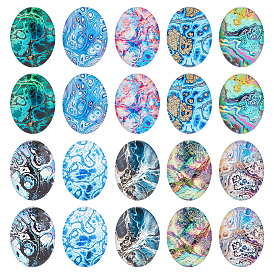 Кабошоны из стекла, овальные