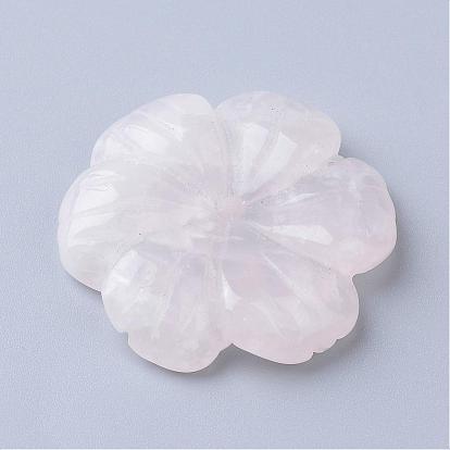 Naturel a augmenté perles de quartz, fleur