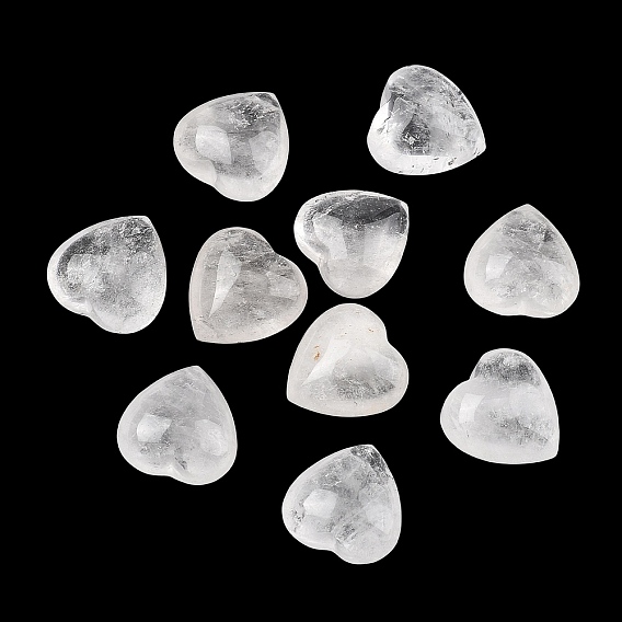 Натуральные кварцевые кристаллы в форме сердца из пальмовых камней, горного хрусталя, Подарок для медитации на баланс энергии Рейки