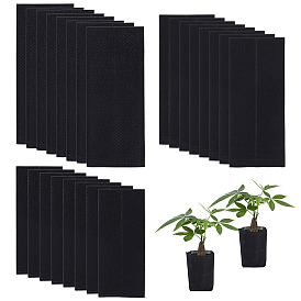 150Pcs 3 Styles Rectangle Non-woven Fabrics Plant Grow Bags, Plant Supplies