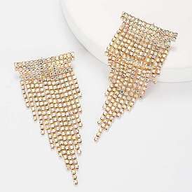 Fashionable Fringe Earrings for Women - Long, Versatile and Sparkling Jewelry