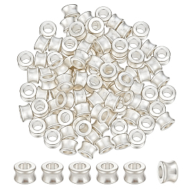 100шт. бусины из европейского сплава в тибетском стиле, бусины с большим отверстием, баррель