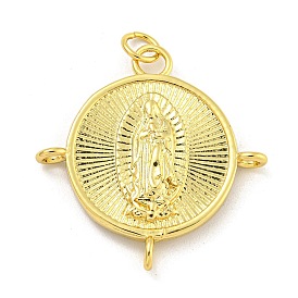 Стойки обшивки латунные подвески, без кадмия и без свинца, долговечный, овальные подвески с узором Девы Марии