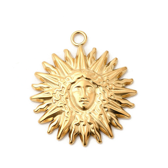 304 подвески из нержавеющей стали, очарование солнца, ионное покрытие (ip), ручная полировка