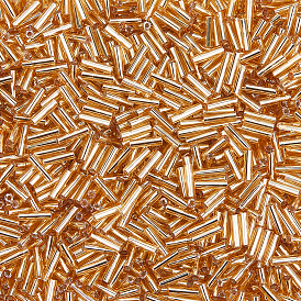 2000шт. стеклянные бусины, серебряная линия