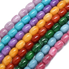 Натуральный Malaysia нефритовые бусы пряди, окрашенная и подогревом, баррель