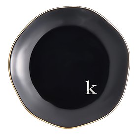 Круглое керамическое блюдо для украшений, ювелирная тарелка, лоток для хранения колец, , серьга