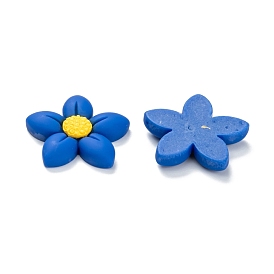 Opaque Resin Cabochons, Flower