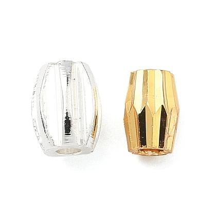 Латунные бусины, баррель, долговечный, стойки покрытие, без свинца и без кадмия