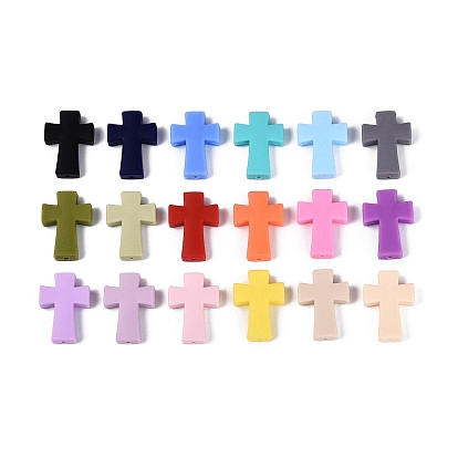 Силиконовые бусины, крестик