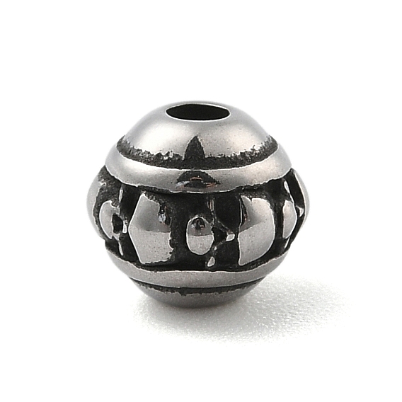 316 бусины из хирургической нержавеющей стали, круглые