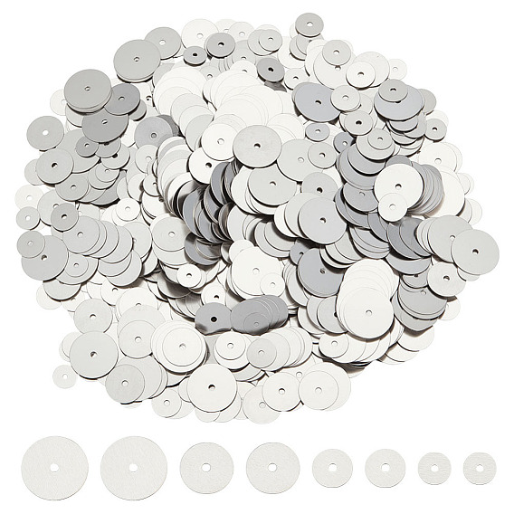 1000 шт. 4 стили 316 хирургические бусины из нержавеющей стали, Heishi бусы, Плоский круглый / диск